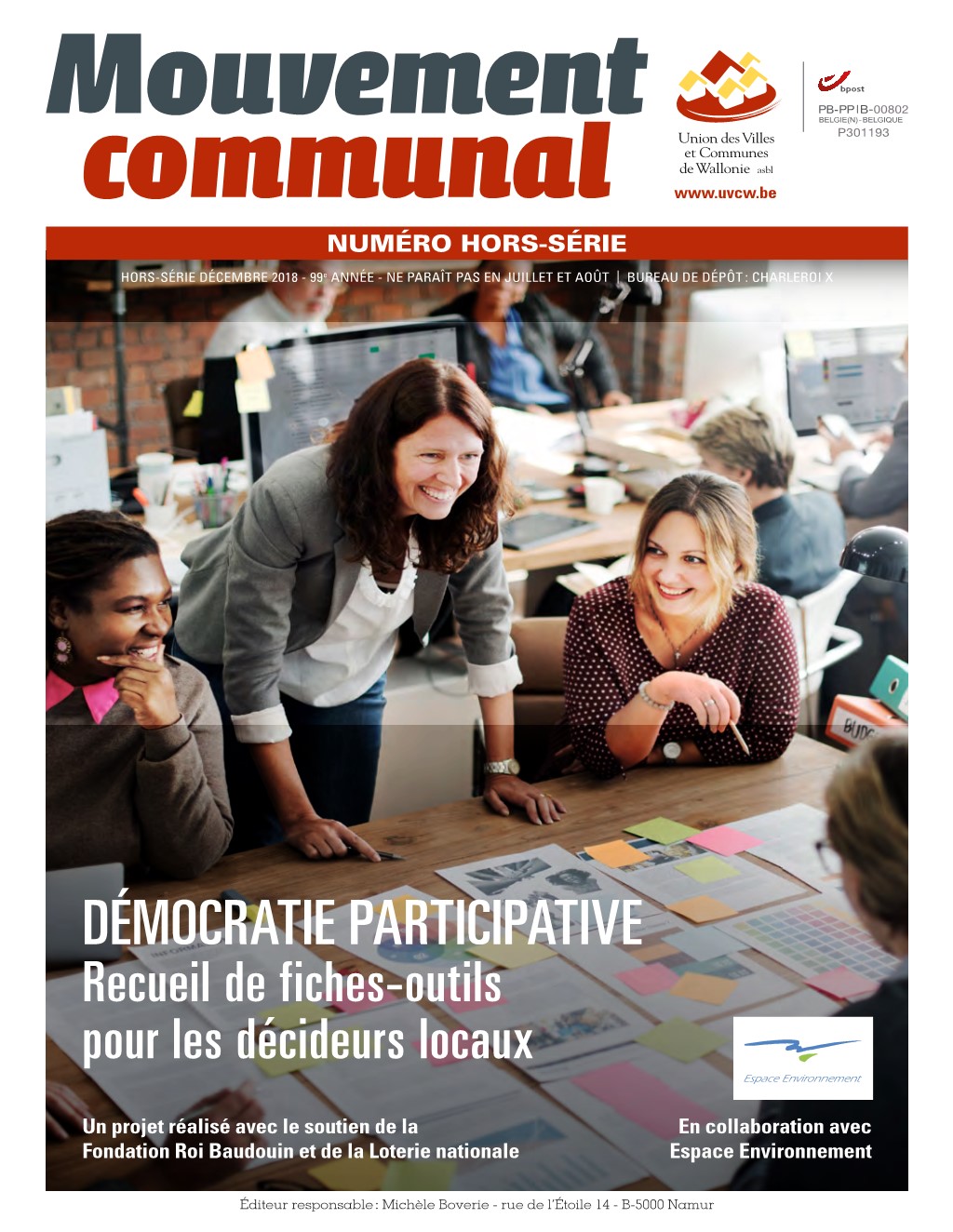 Verzameling van informatiebladen voor lokale beleidsmakers, Unie van Steden en Gemeenten van Wallonië, 2018